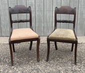 PAIR BOSTON CLASSICAL CARVED S