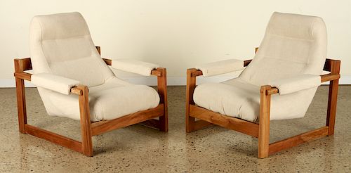 PAIR BRAZILIAN LOUNGE CHAIRS