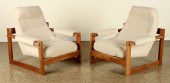 PAIR BRAZILIAN LOUNGE CHAIRS U