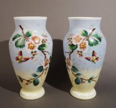PAIR BRISTOL FLORAL AND BUTTER