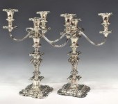 (PAIR) BRITISH SILVER PLATE TH