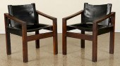 PAIR CAMPAIGN STYLE WENGE WOOD