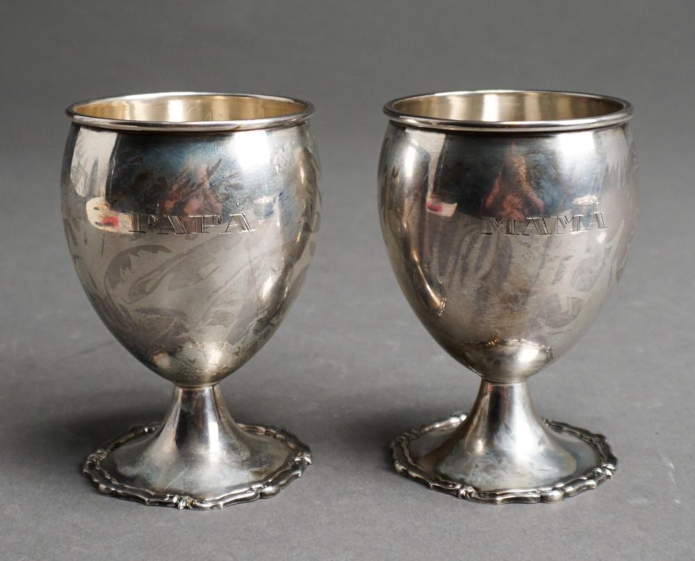 PAIR CAMUSSO PERUVIAN STERLING