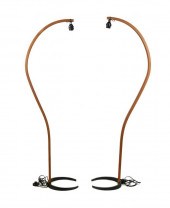 PAIR CAPRANI BENTWOOD FLOOR LA