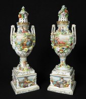 PAIR CARL THEIME GERMAN PORCEL