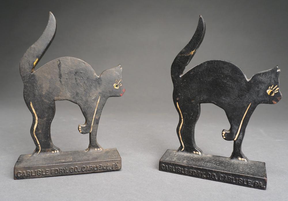 PAIR CARLISLE FOUNDRY IRON CAT-FORM