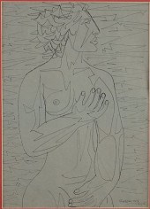 PAIR CARLOS SOBRINO DRAWINGSCa