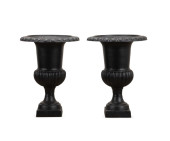 PAIR CAST IRON CAMPAGNA FORM G