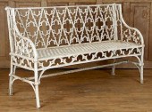 PAIR CAST IRON GOTHIC STYLE GA
