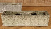 PAIR CAST STONE NATURALISTIC P