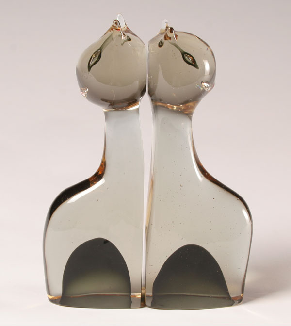 Pair Cenedese Murano Art Glass