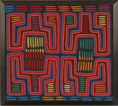 Pair Central American abstract