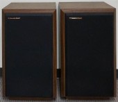 PAIR CERWIN-VEGA WALNUT FINISH