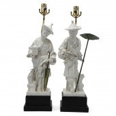 PAIR, CHAPMAN BLANC DE CHINE F