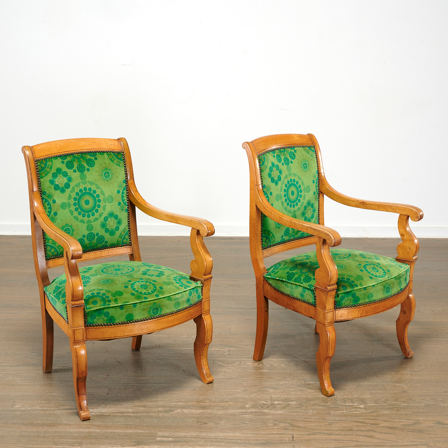PAIR CHARLES X FAUTEUILS, JACK
