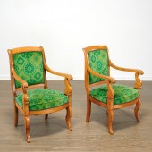 PAIR CHARLES X FAUTEUILS, JACK