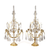 PAIR CHARLES X STYLE CRYSTAL G