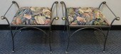 PAIR CHARLESTON FORGE BRASS AN