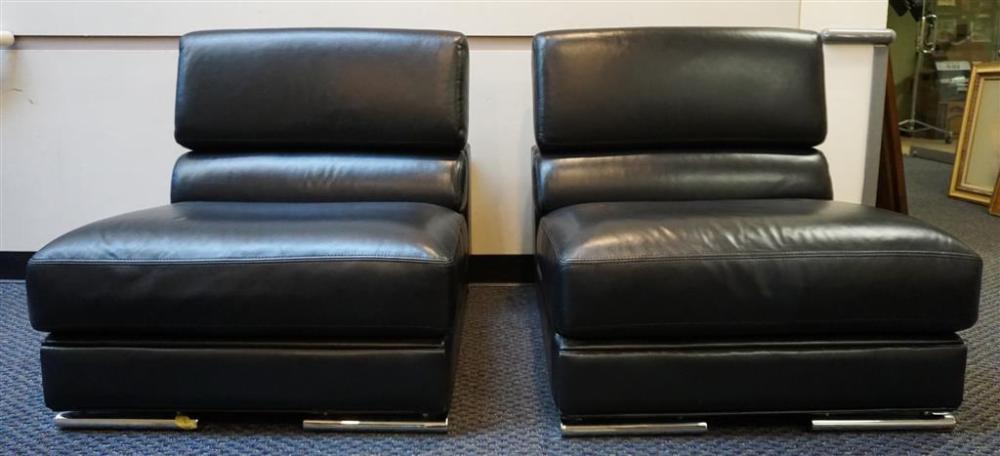 PAIR CHATEAU D'AX SPA BLACK LEATHER