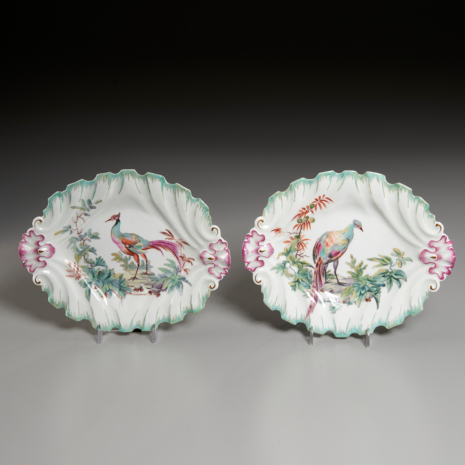 PAIR CHELSEA PORCELAIN