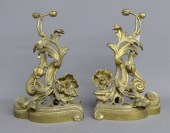 Pair Chenet firedogs. Hallmark
