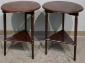 PAIR CHERRY FINISH TREFOIL DRO