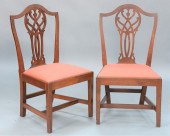 PAIR CHERRY SIDE CHAIRS ATTRIB