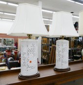 Pair Chinese Blac de Chine Tab