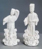 PAIR CHINESE BLANC DE CHINE FI