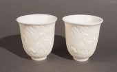 PAIR CHINESE BLANC DE CHINE PH