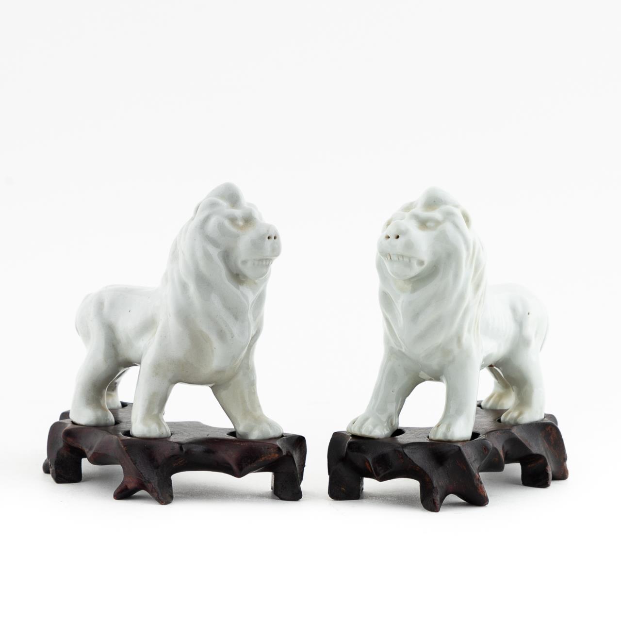 PAIR, CHINESE BLANC DE CHINE