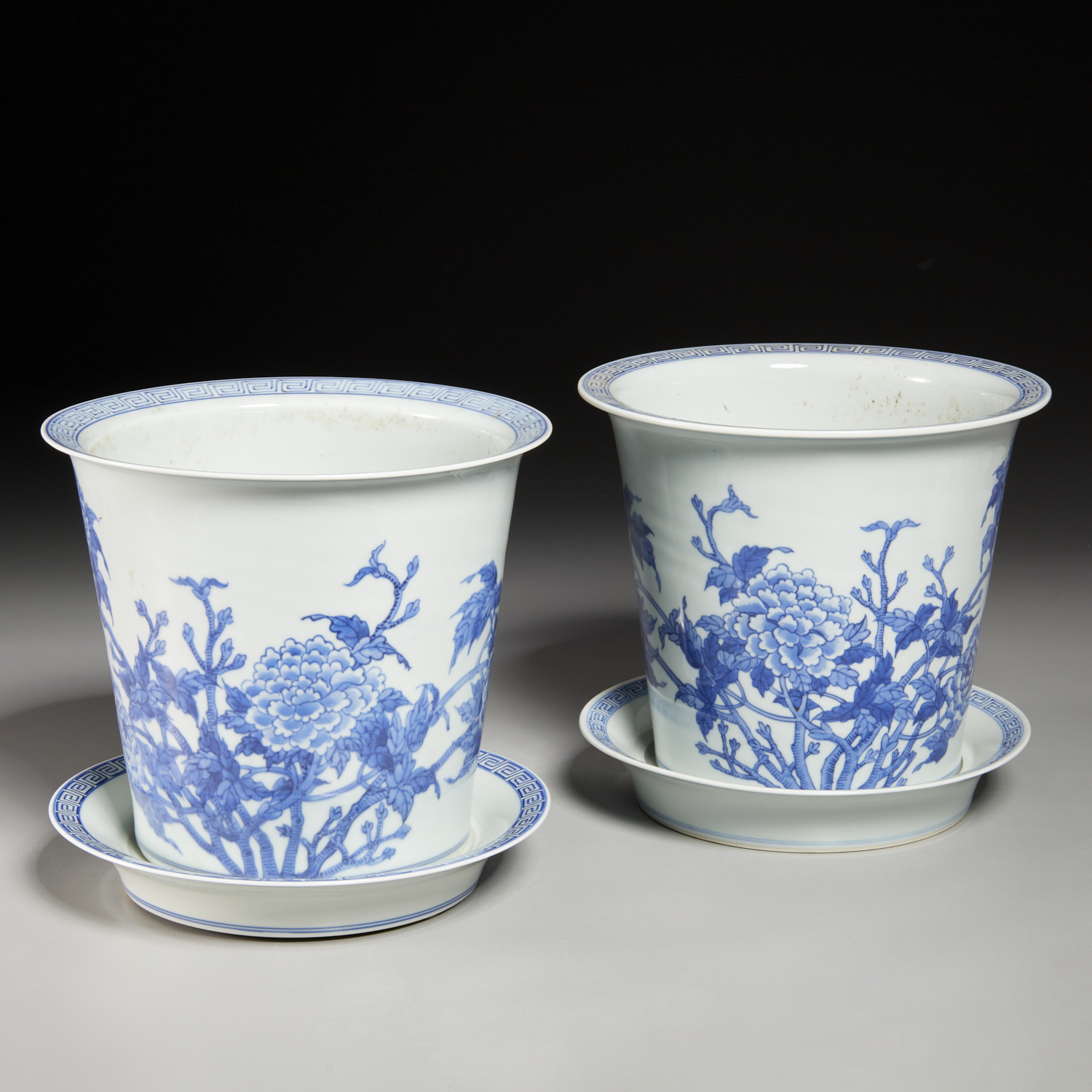 PAIR CHINESE BLUE & WHITE