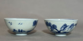 PAIR CHINESE BLUE WHITE PORCEL
