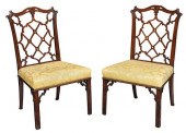 PAIR CHINESE CHIPPENDALE STYLE