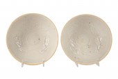 PAIR CHINESE CREAM QINGBAI STY