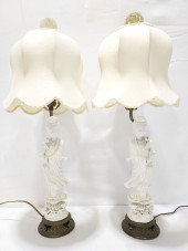 PAIR CHINESE DEHUA STYLE QUANY