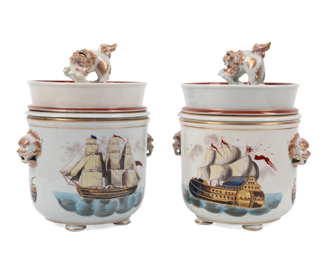 PAIR, CHINESE EXPORT ARMORIAL