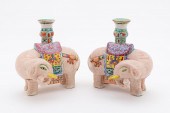 PAIR, CHINESE EXPORT ELEPHANT