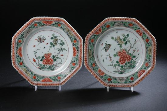 PAIR CHINESE EXPORT FAMILLE VERTE