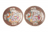 PAIR CHINESE EXPORT MANDARIN P