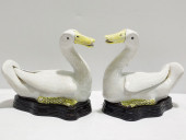 PAIR CHINESE EXPORT PORCELAIN