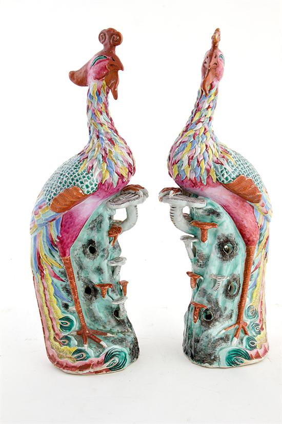 Pair Chinese Export porcelain