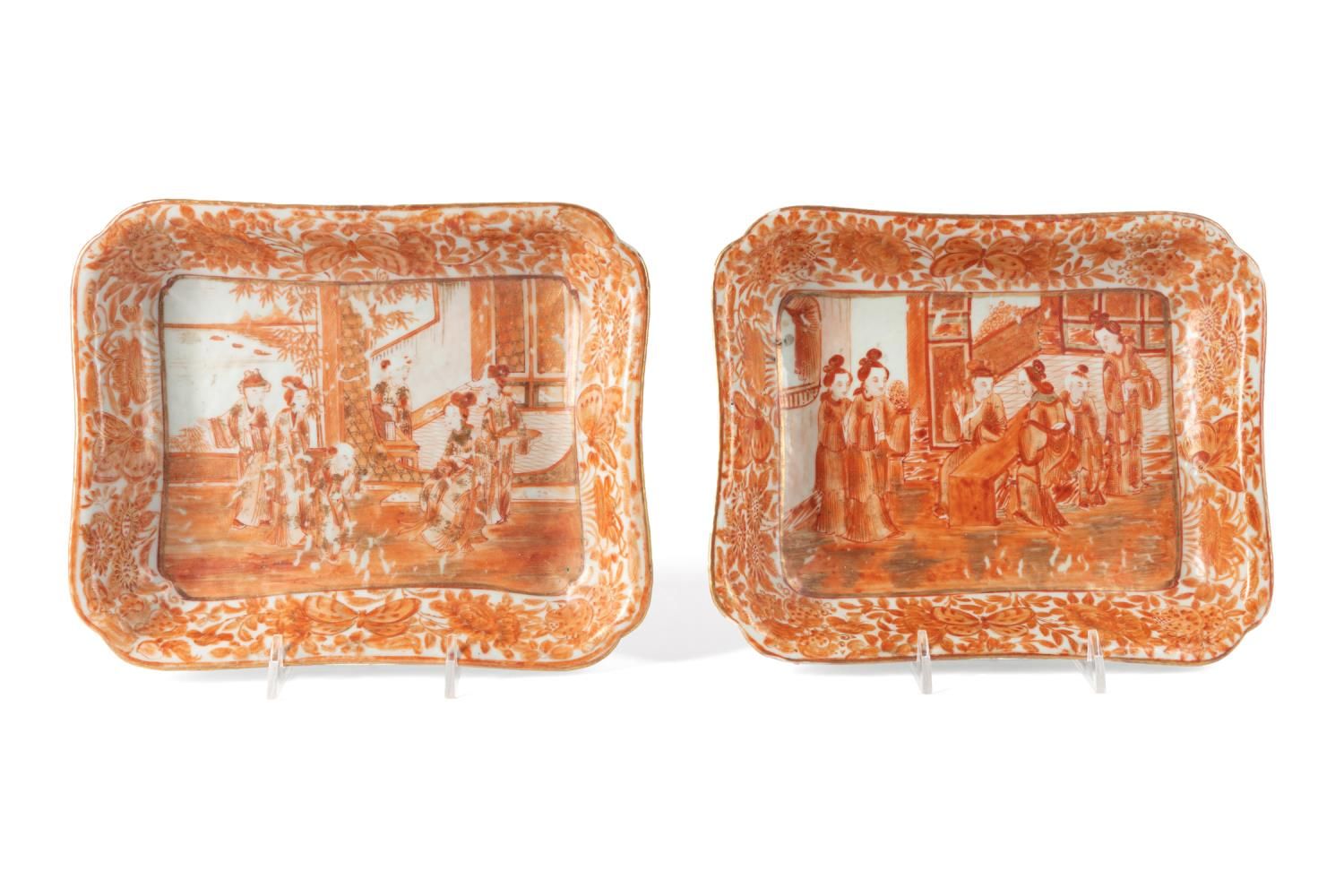 PAIR CHINESE EXPORT SACRED BIRD &