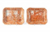 PAIR CHINESE EXPORT SACRED BIR