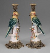 Pair Chinese export style cand