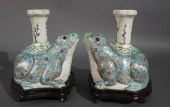 PAIR CHINESE EXPORT TYPE FROG-