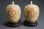 PAIR CHINESE FAMILLE JAUNE ENA