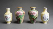 PAIR CHINESE FAMILLE JAUNE POR