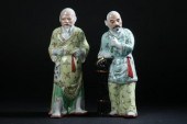 PAIR CHINESE FAMILLE ROSE PORC