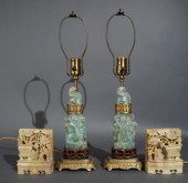 PAIR CHINESE GREEN PROBABLY QU